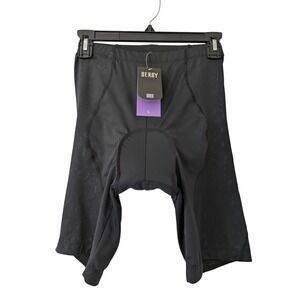 Beroy Cycling Shorts Womens Size‎ Large Padded Black NWT